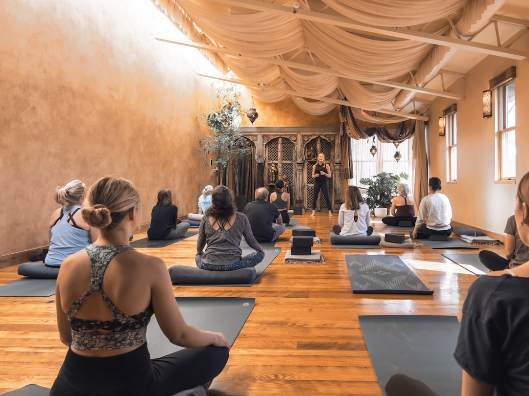 Services yoga class at True Nature healing arts in Carbondale Colorado, Spring 2022.